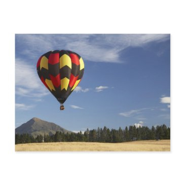 hot air balloon near wanaka, south island, new postinvitations