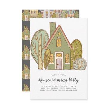 housewarming party invitation | new neighborhood