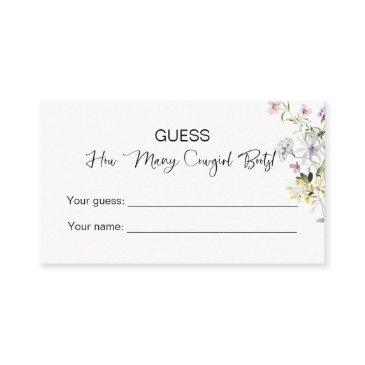 how many cowgirl boots! wildflower bridal shower enclosure invitations