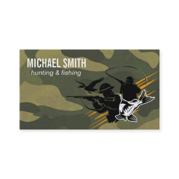hunting fishing | wild life business invitations