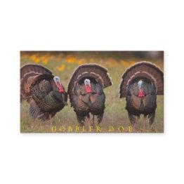 Small Hunting Guide Two-sided Business Invitations Front View