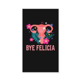 Small Hysterectomy Recovery Surgery Uterus Removal Business Invitations Front View