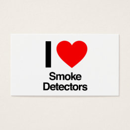 Small I Love Smoke Detectors Front View