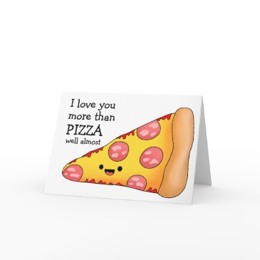i love you more than pizza invitations