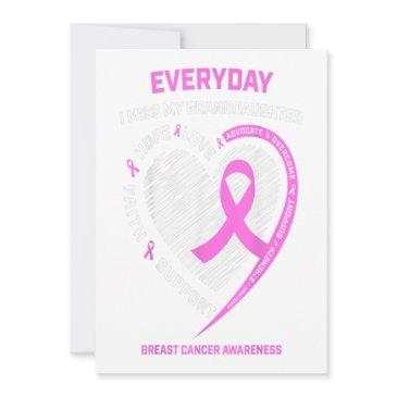 i miss my granddaughter breast cancer awareness announcement