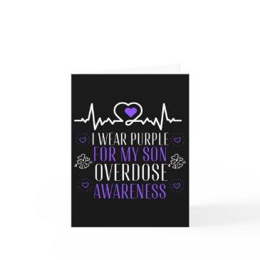 i wear purple for my son for overdose awareness 1 invitations