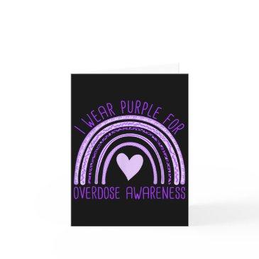 i wear purple for overdose awareness 3 invitations