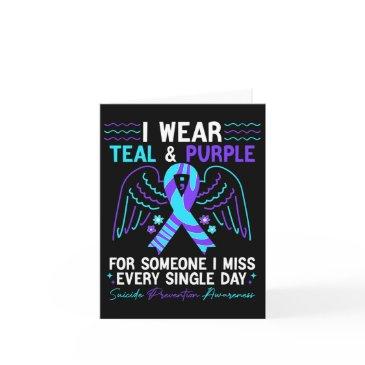 i wear teal and purple for suicide prevention awar invitations