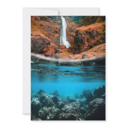 Small Iceland Journey Invitation Front View