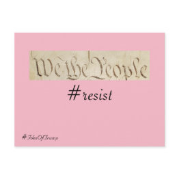 Small Ides Of Trump We The People Resistance Postinvitations Front View