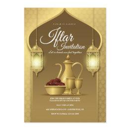 Small Iftar Invitation Front View
