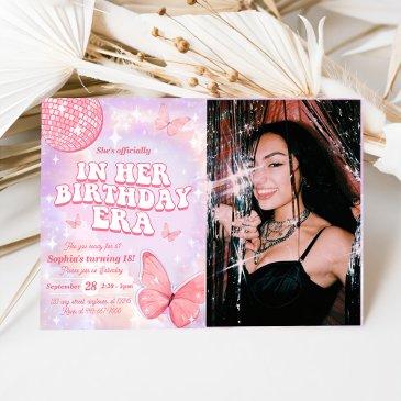 in her birthday era 18th birthday party invitation