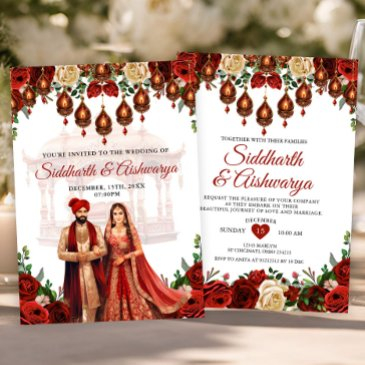 indian wedding ceremony roka hindu bollywood invitation