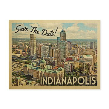 indianapolis save the date indiana announcement postinvitations