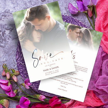 inexpensive low cost modern vellum effect wedding