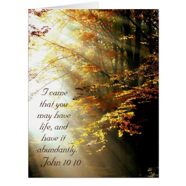inspirational bible verse john 10 10 fall invitations