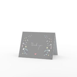 Small Inspirational Christian Scripture Philippians 1:3 Thank You Invitations Front View