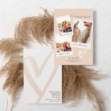 instant photo style save the date