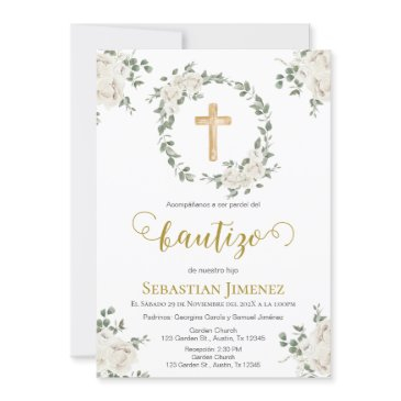 invitación de bautizo en español invitation