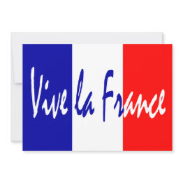 Small Invitation To A French Country Dinner - July 14 Front View