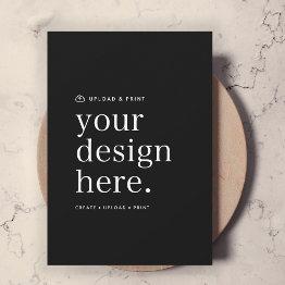 Small Invitation Your Design Upload 5" X 7" Front View