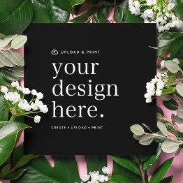 Small Invitation Your Design Upload Square Front View