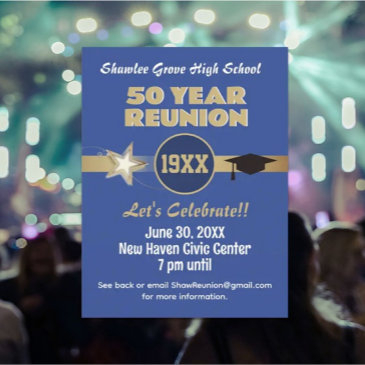 invite 'em! any year class reunion postinvitations