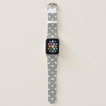 irish shamrock and sheep pattern apple watch band