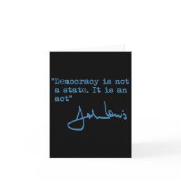 Small Is Not A State. It Is An Act. - John Lewis Invitations Front View