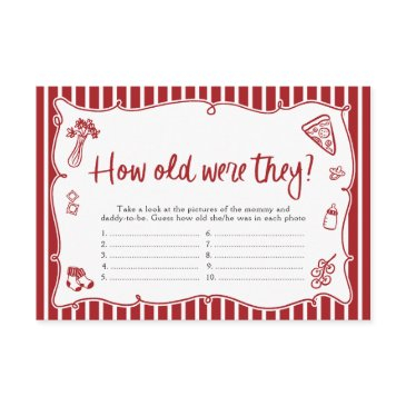 italian pizza how old were they baby shower game enclosure invitations
