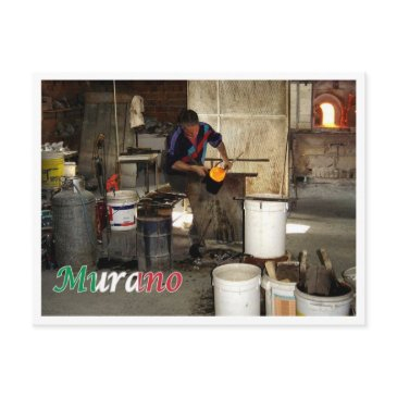 italy - venice - murano furnace - postinvitations