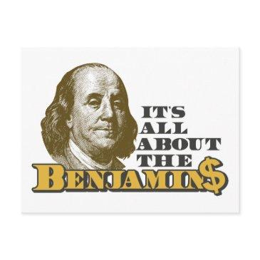 it's all about the benjamins postinvitations