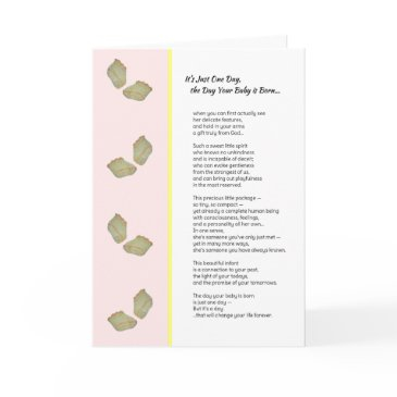 it's just one day... new baby girl announcement