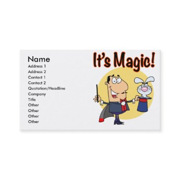 its magic silly magician business invitations