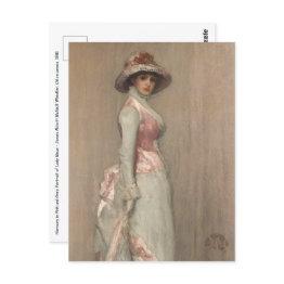 Small James Whistler - Portrait Of Lady Meux Postinvitations Front View