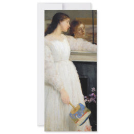 Small James Whistler - Symphony In White No. 2 Invitation Front View