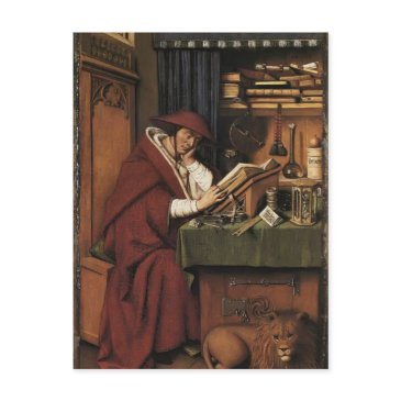 jan van eyck- st. jerome in his study postinvitations