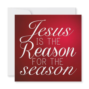 jesus is the reason christmas invitation