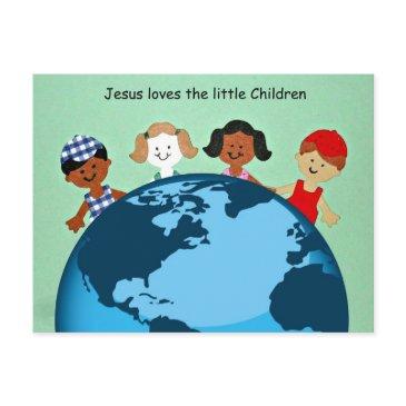 jesus loves the little children. postinvitations