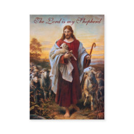 Small Jesus The Good Shepherd - Prayer Invitations (flat) Front View