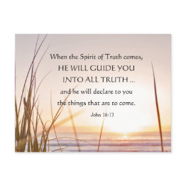 Small John 16:13 Spirit Of Truth Will Guide You, Ocean Postinvitations Front View