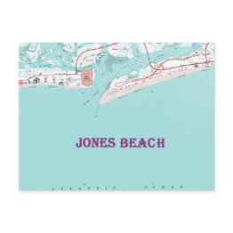 Small Jones Beach New York Postinvitations Front View