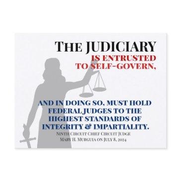judges highest standards of integrity impartiality postinvitations