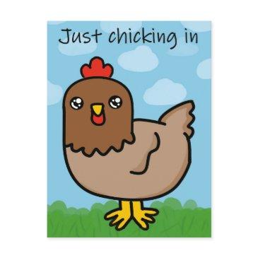 just chicking in postcrossing postinvitations