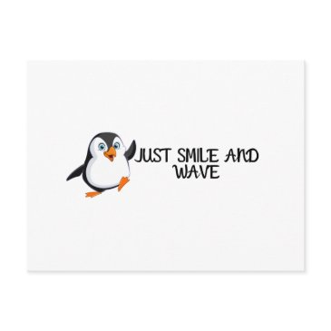 just smile and wave postinvitations