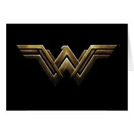 Small Justice League | Metallic Wonder Woman Symbol Front View