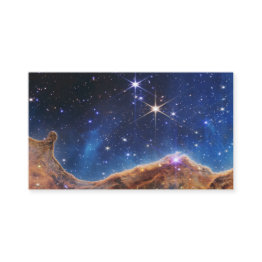 Small Jwst James Webb Space Telescope Cosmic Cliffs Business Invitations Front View