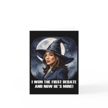 kamala harris funny debate election 2024 won witch invitations