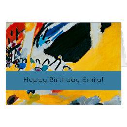 Small Kandinski Impression Iii Concert Abstract Painting Front View