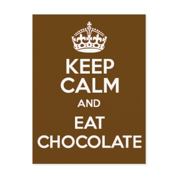 keep calm and eat chocolate postinvitations